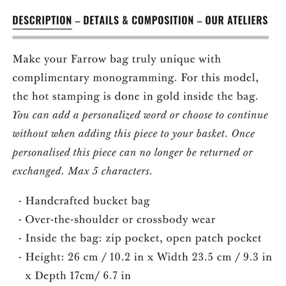 Sezane Brown Leather Bucket Bag - Picture 4 of 5